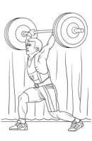 Olympische spelen kleurplaat 4